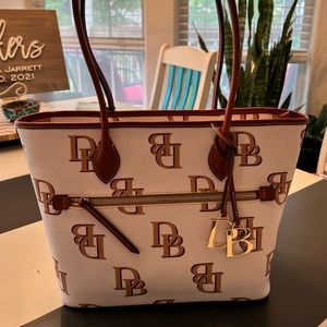 BNWT Dooney and Burke Monogram Tote